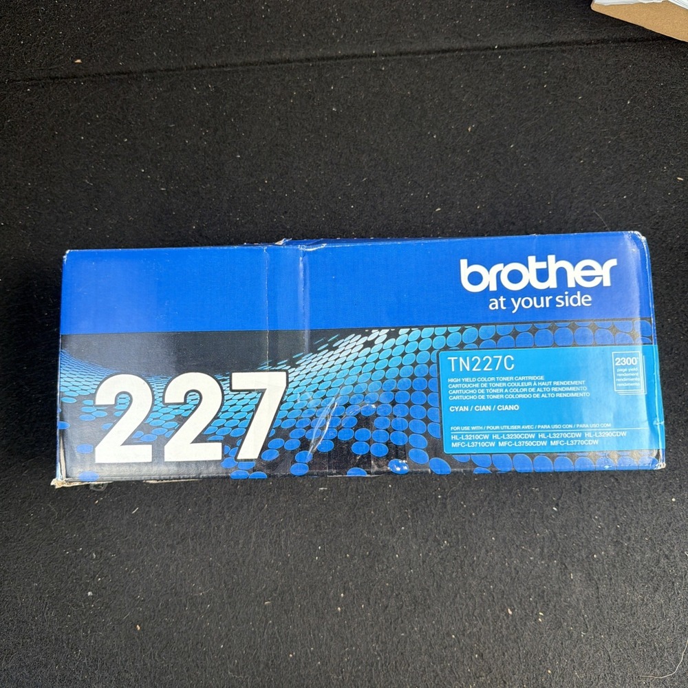 Brother TN227C High Yield Cyan HL-L3210CW HL-L3230CDW Damaged Box